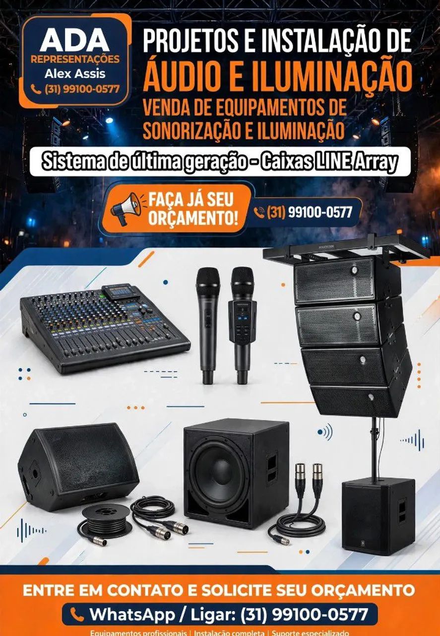 Som e iluminação 