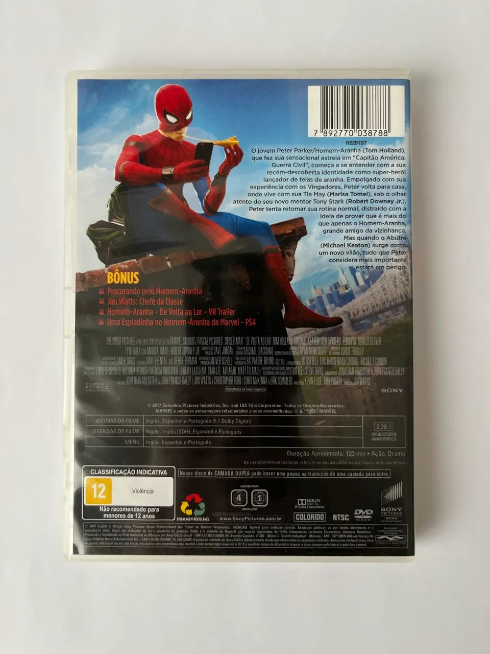 DVD | Homem-Aranha: De volta ao lar - DVD, Blu-Ray e Vídeo Cassete