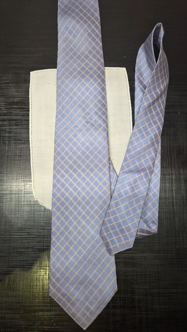 Gravata xadrez Hugo Boss  - Foto 3
