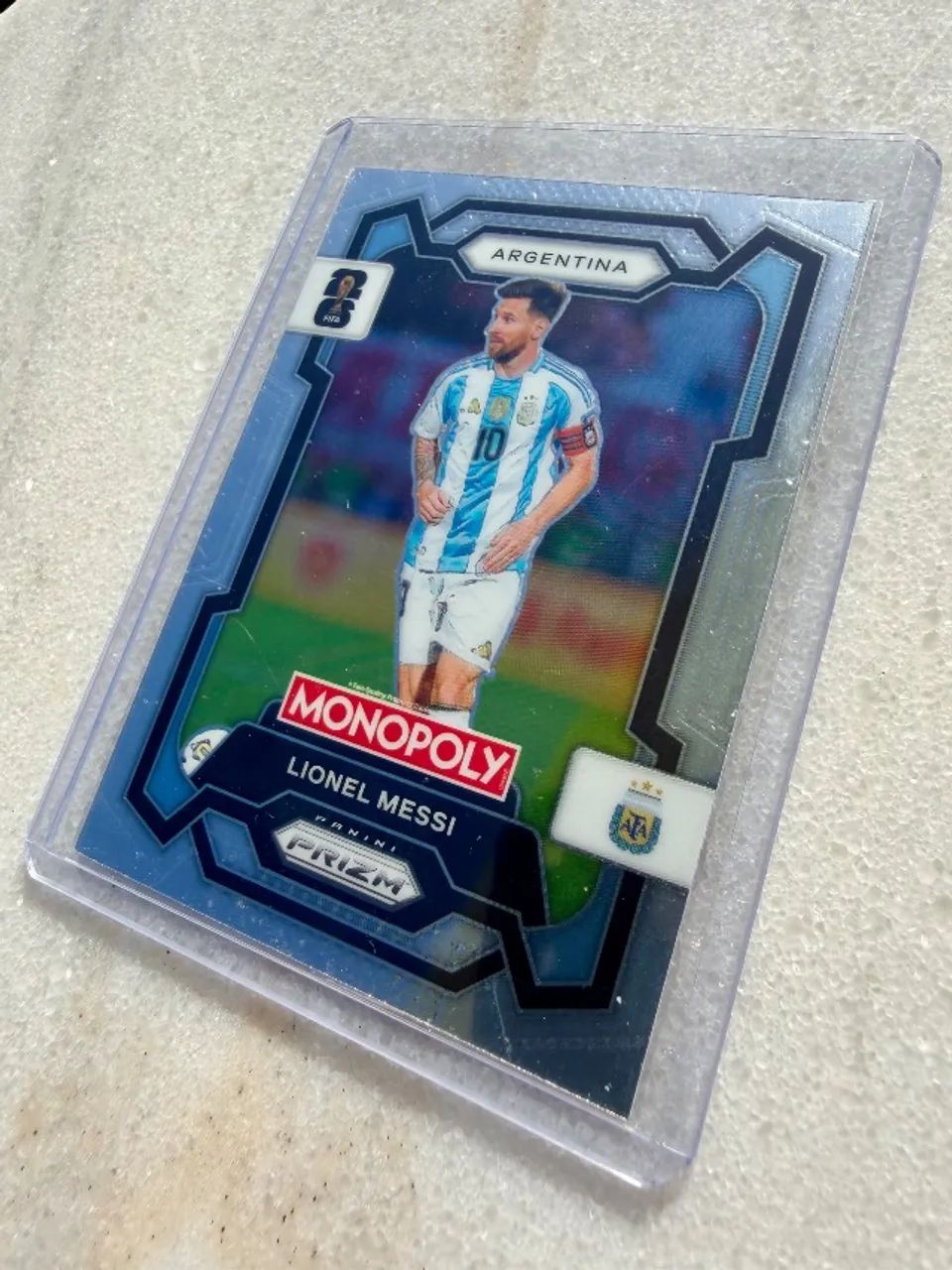Messi Silver Panini Prizm Monopoly FIFA World Cup 2026 - Foto 3