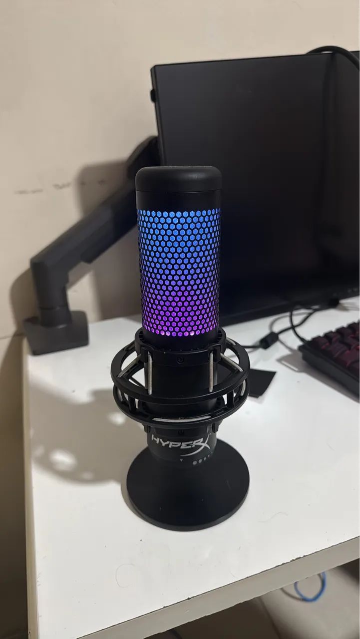 Microfone Gamer Hyper X Quadcast S  - Foto 2