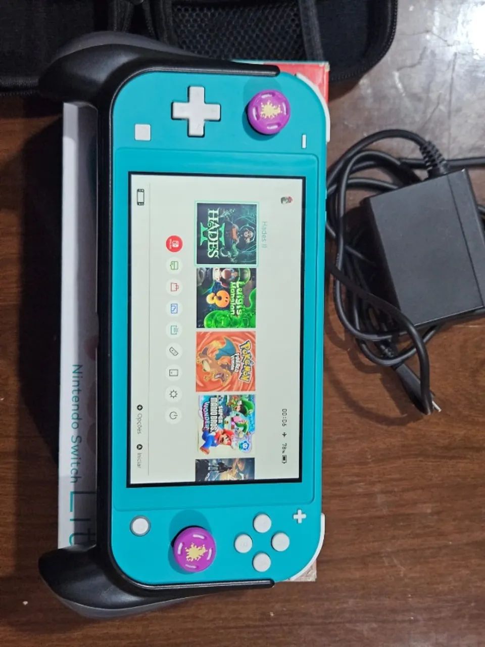 Nintendo Switch Lite - Turquesa (Desbloqueado) 128gb - Foto 4