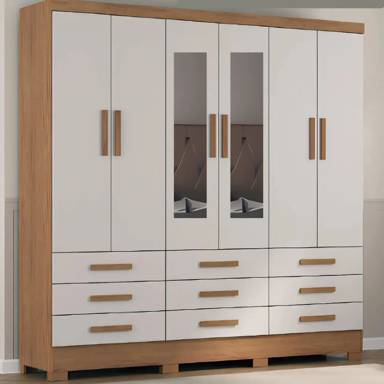 Guarda roupa com 9 gavetas  - Foto 4