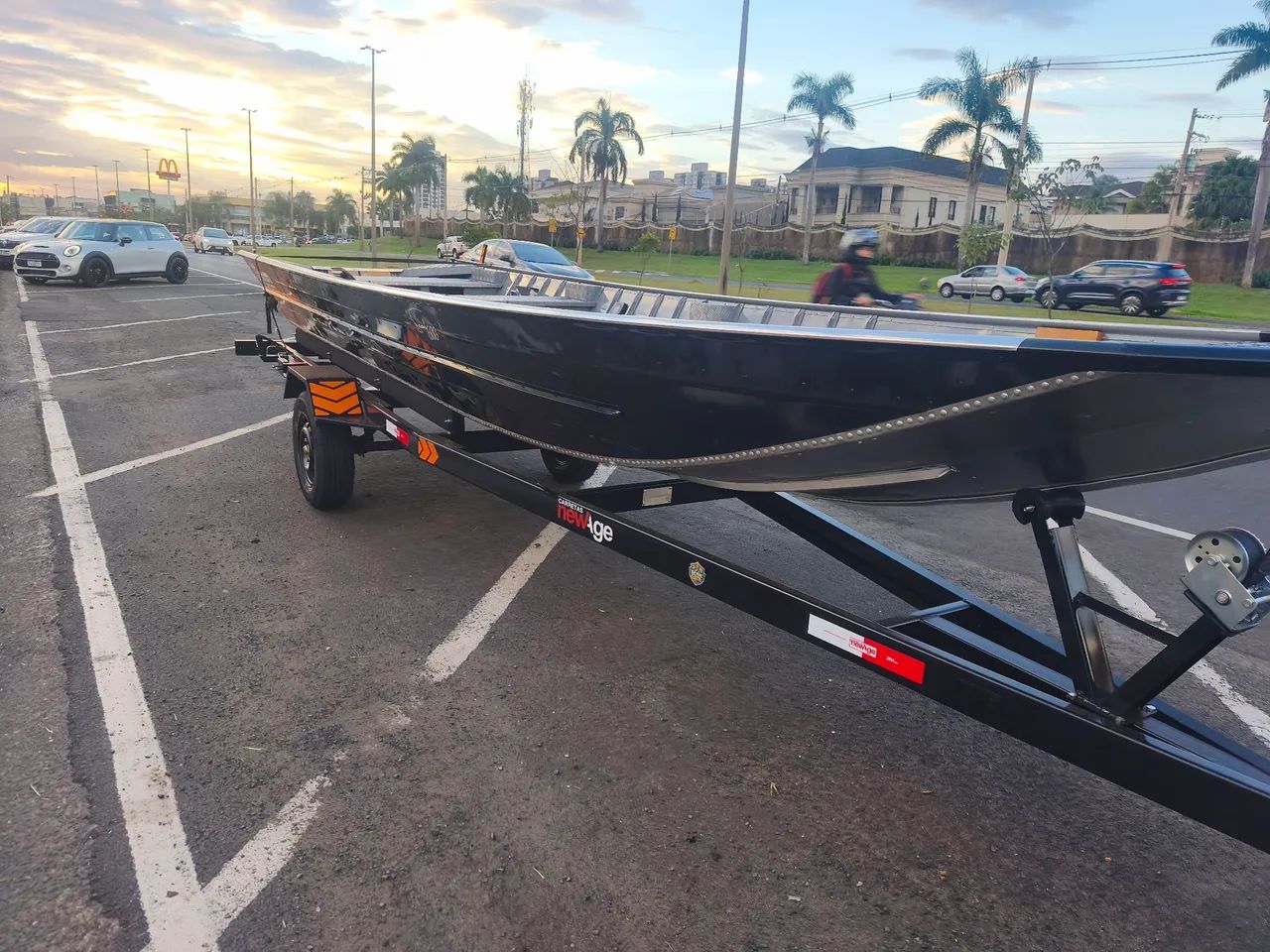 Barco e carreta zero 