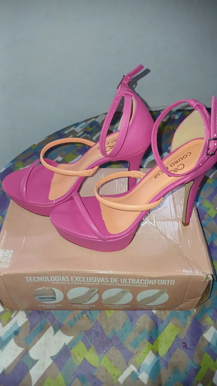 Sandália couro n.35 50,00
