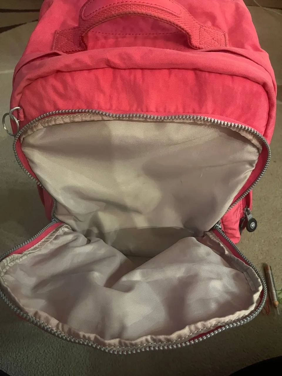 Mochila Kipling Rosa (de rodinhas)  - Foto 3