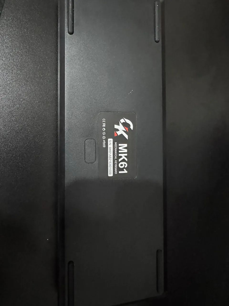 Teclado MK61 Mecânico Switch Yellow - Foto 2