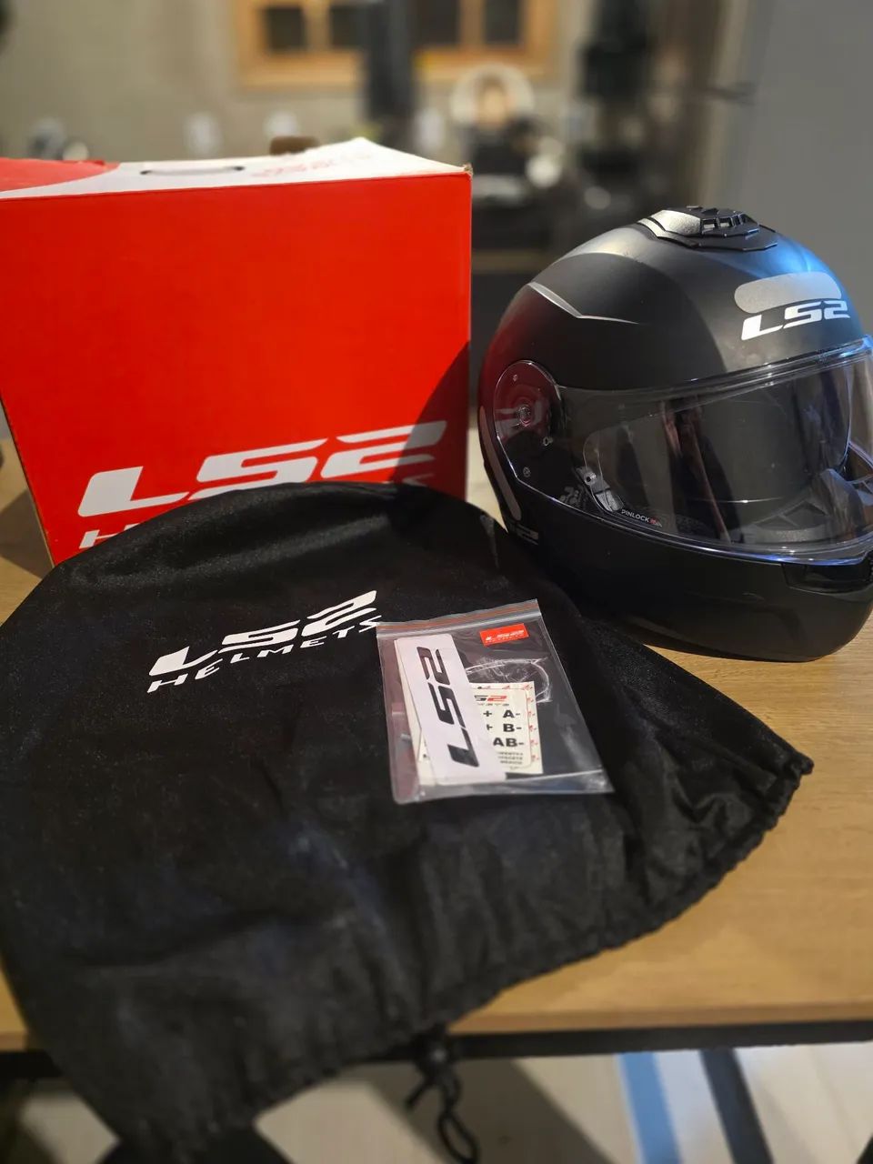 Capacete LS2 Strobe 2 articulado com Pinlock  - Foto 2