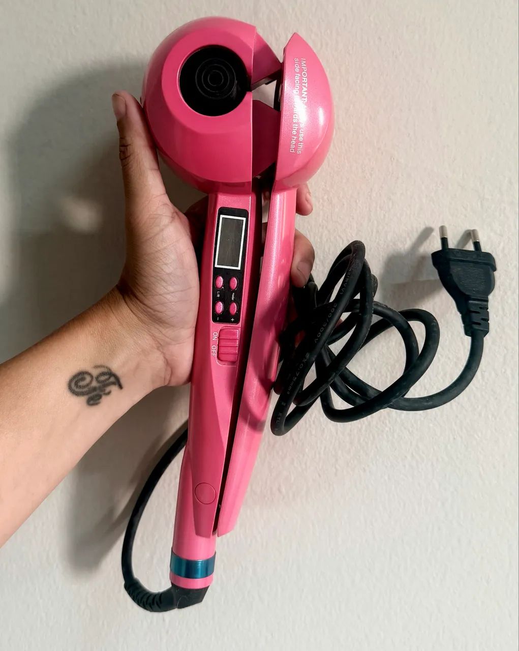 Modelador de cachos rosa Miracle 