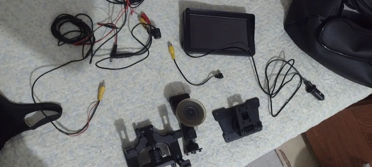 Multimídia Som De Carro Universal Carplay Android e IOS Tela 7 Câmera de Ré - Foto 3