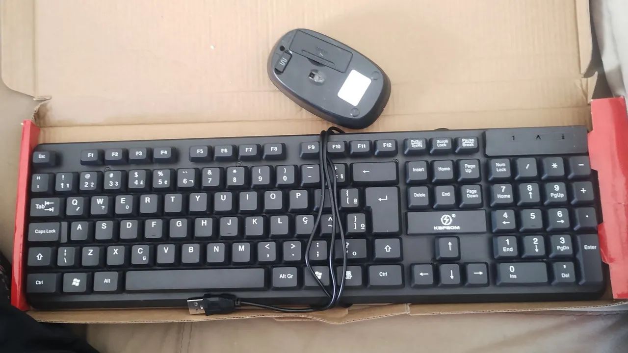 KIT TECLADO E MOUSE