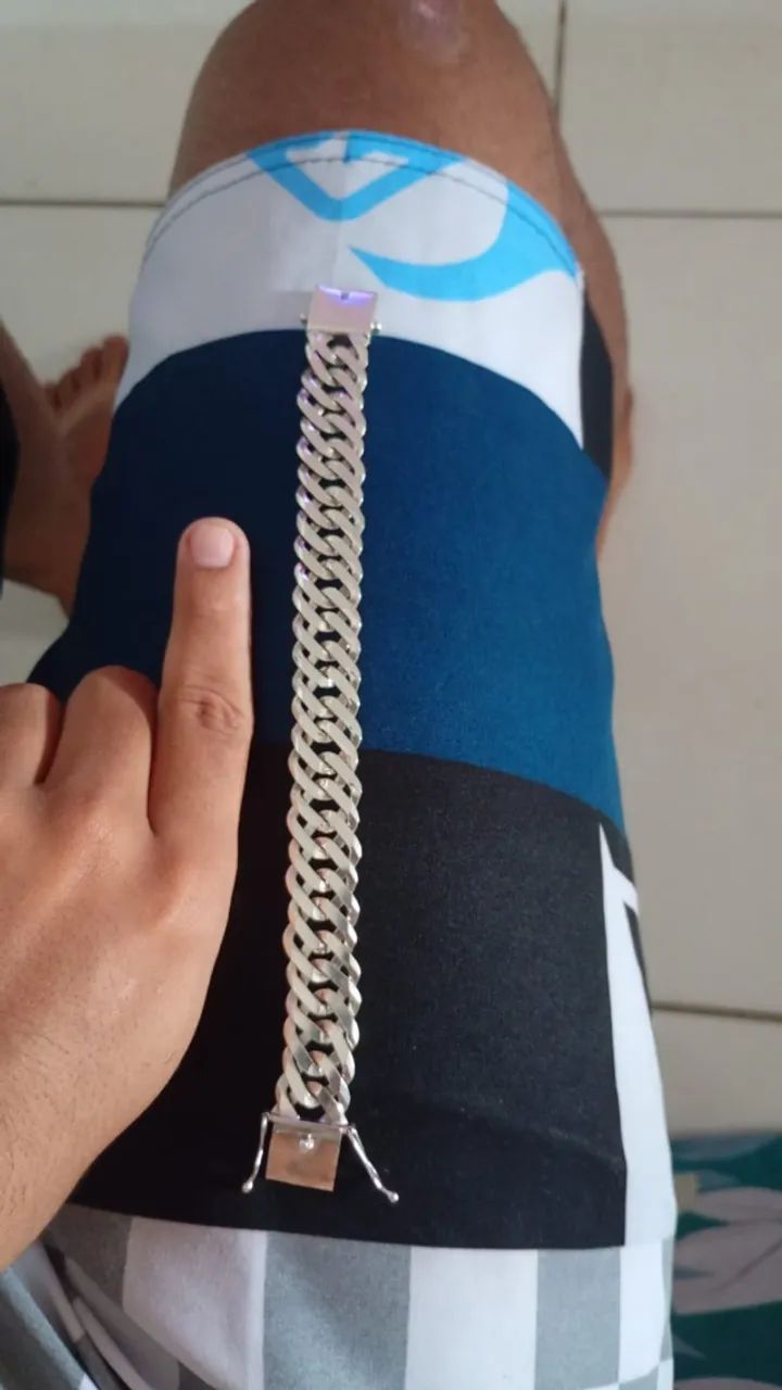 Pulseira de prata  - Foto 2