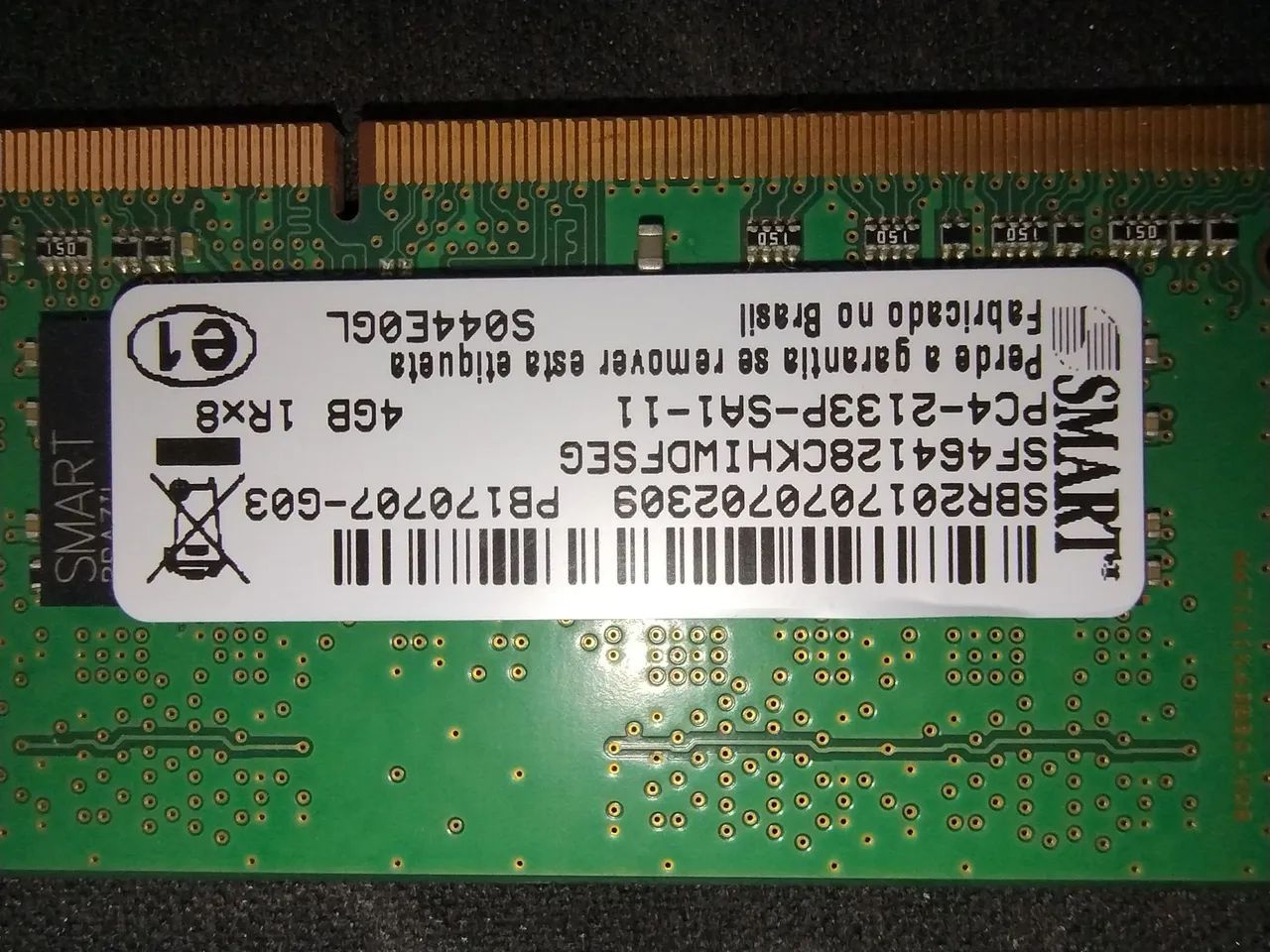 Memória DDR4 para notebook 