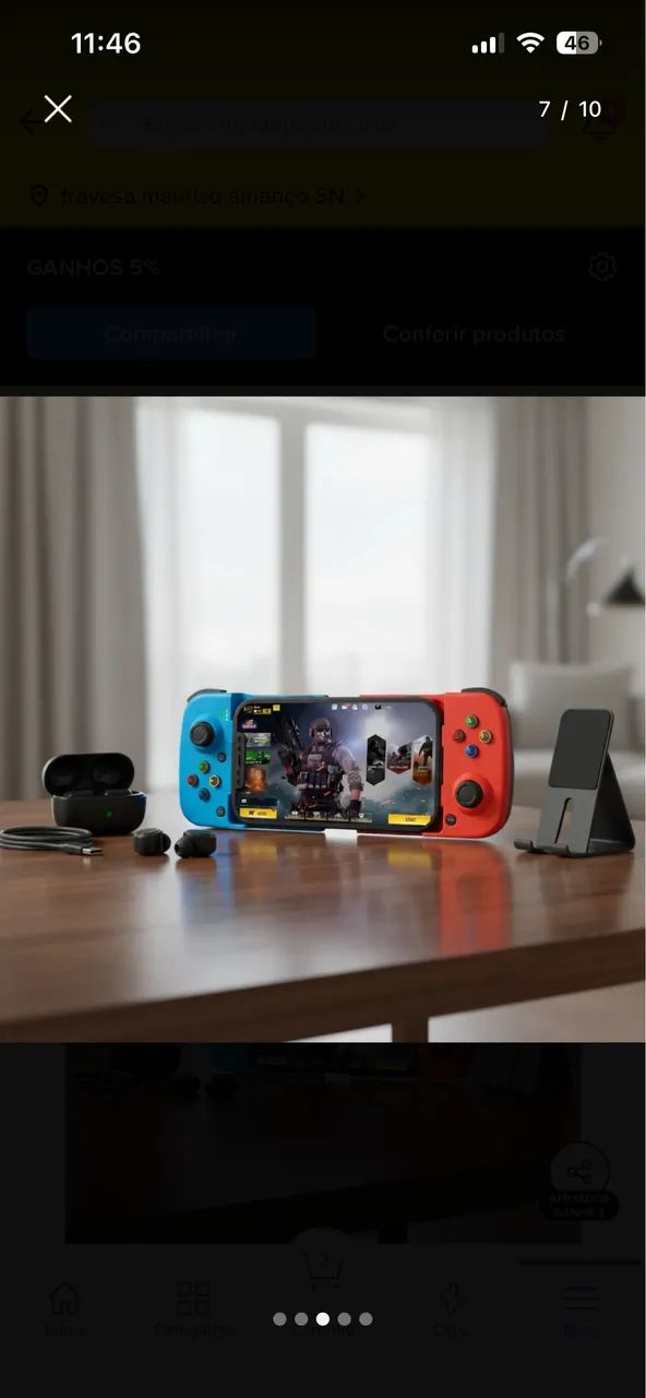 Controle Joystick Para Celular Android iPhone