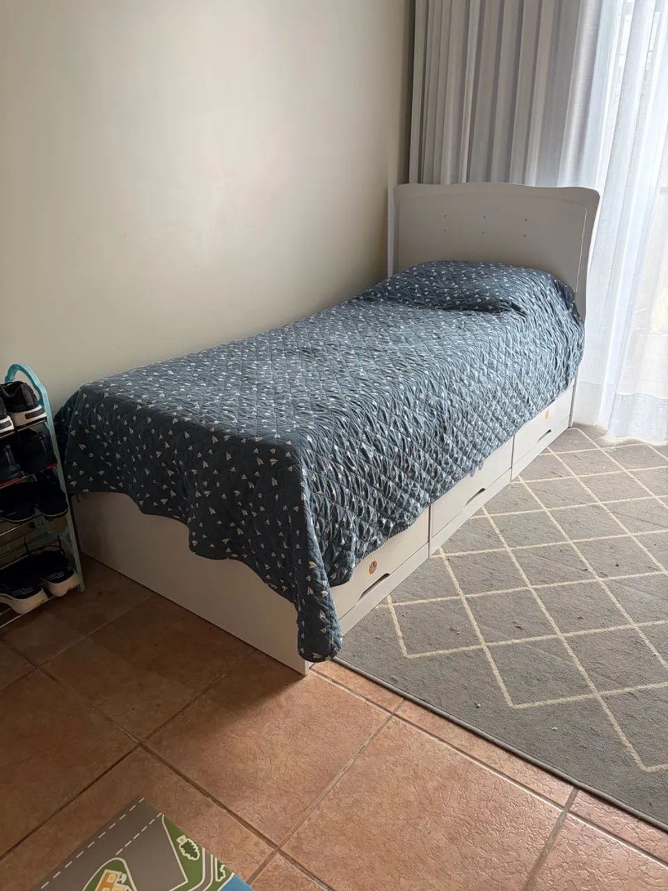 Cama solteiro com gavetas - Foto 5