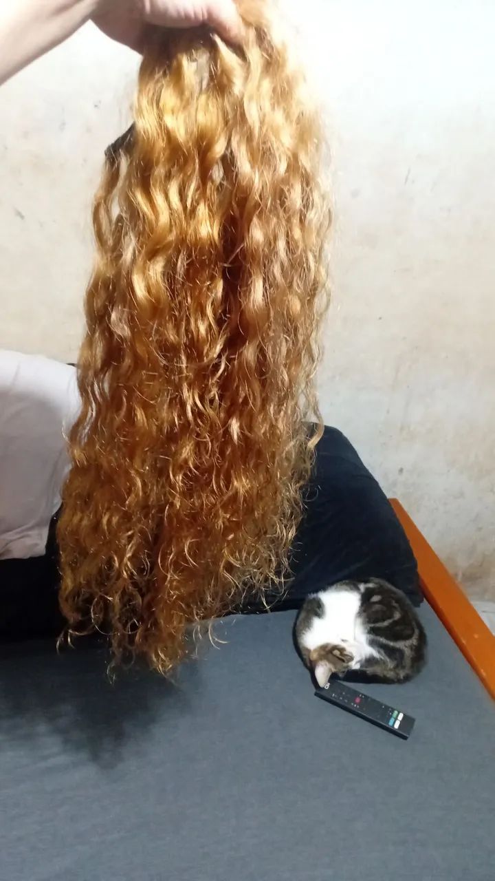 Cabelo loiro 100% humano - Foto 4