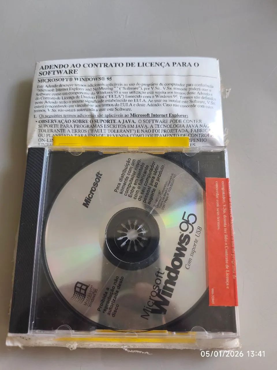 Windows 95, original e lacrado!!! - Periféricos e Acessórios de