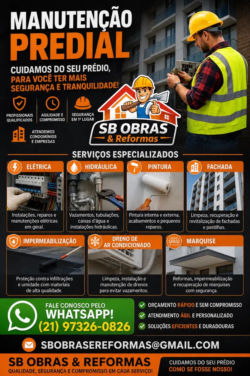 Obras & Reformas, Manutenção Predial - Foto 3