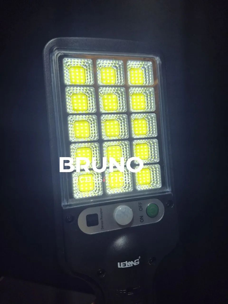 Luminária Solar Led com sensor de presença 10w - Foto 2