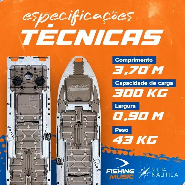 CAIAQUE ARK 1290 MILHA NAUTICA ENTREGA IMEDIATA - Foto 4