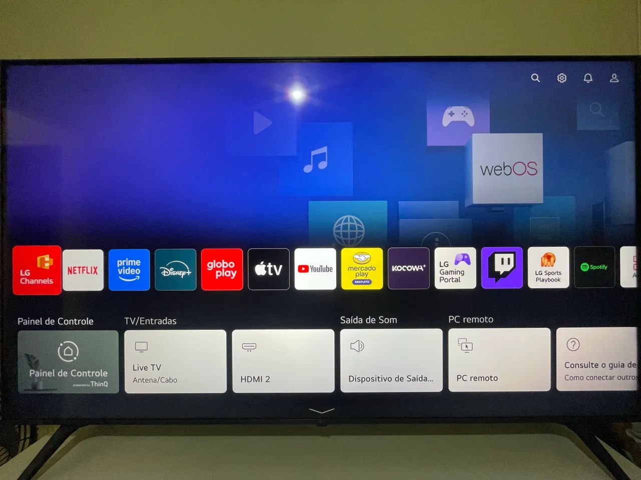 tv marca lg de 65 polegadas 