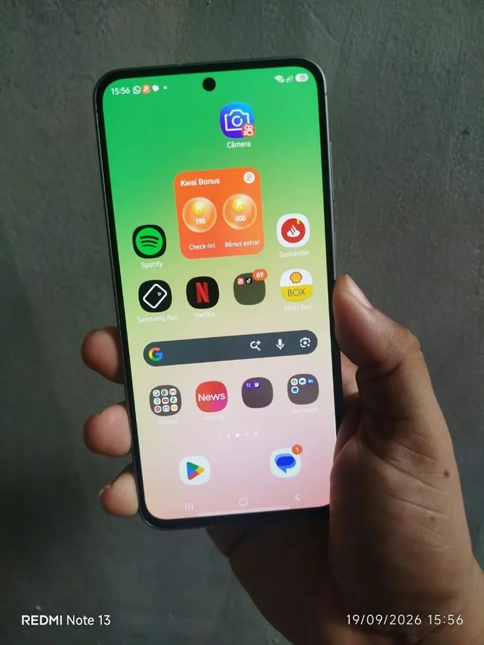 A56 5g samsung 256 gb completo na caixa