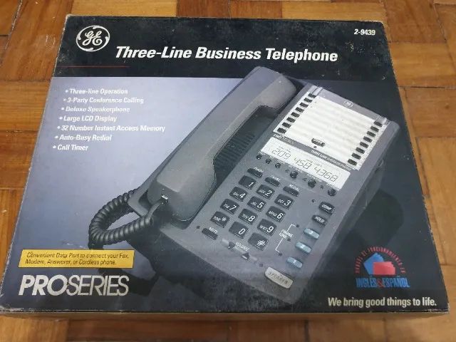 Telefone fixo GE 3 linhas