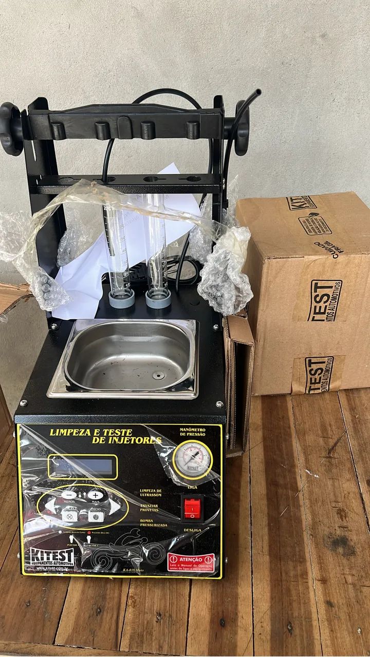 Máquina de limpeza de bico de moto