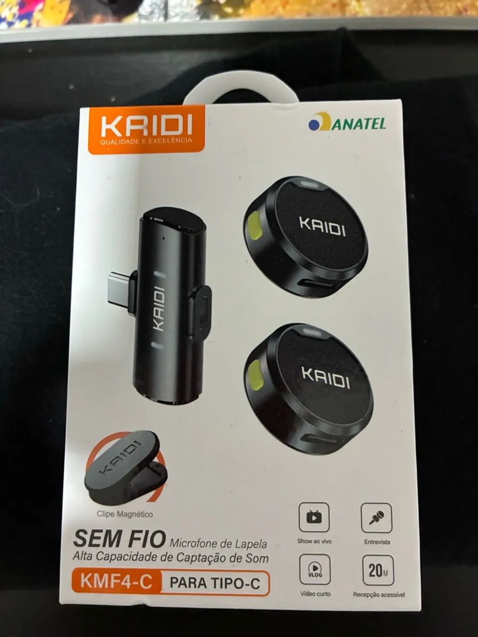 Microfone de lapela  - Foto 3