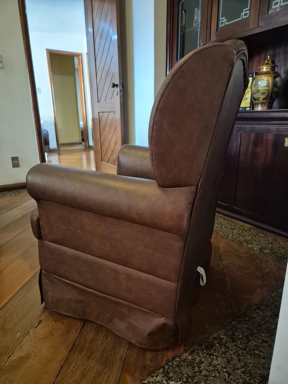 Poltrona de balanço em courino - Foto 2
