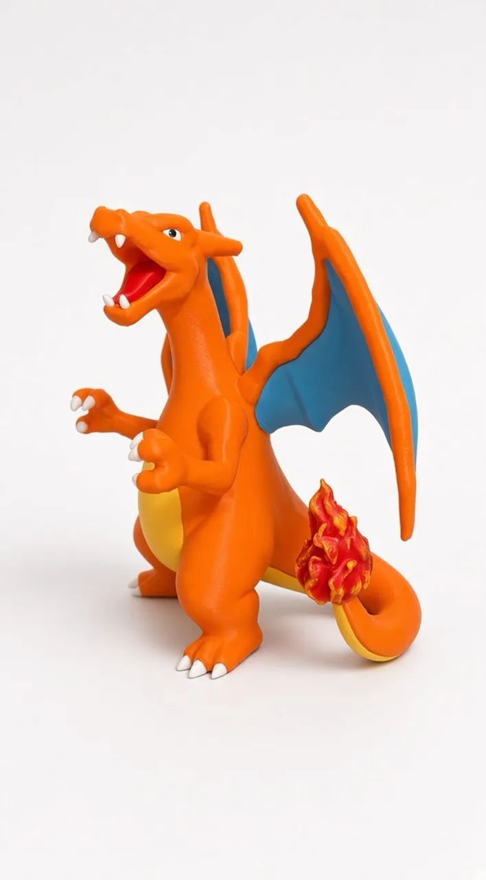 boneco pokémon charizard impresso em 3d - Foto 2