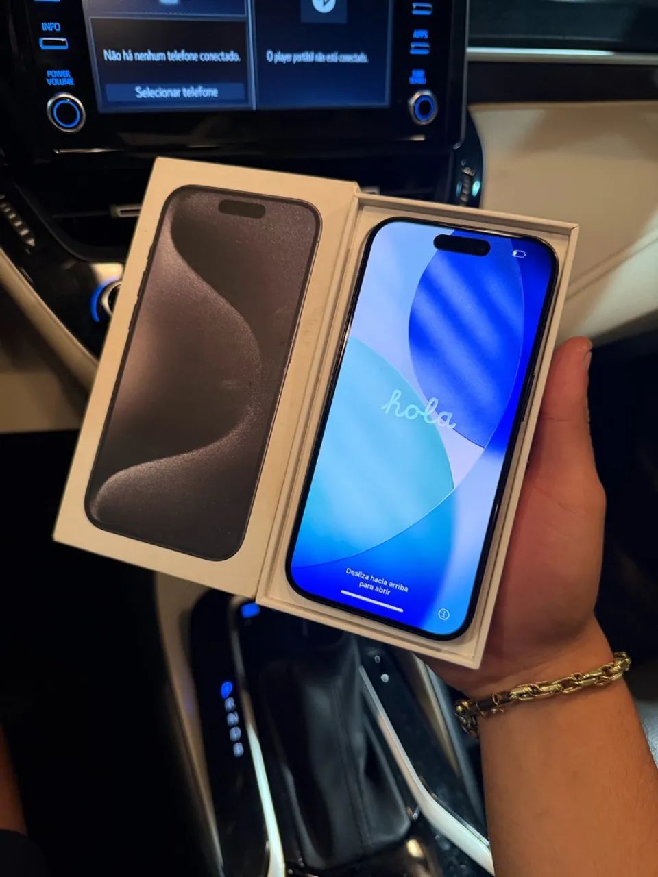 iPhone 15 Pro 128 GB com caixa impecável ! Aceito cartão - Foto 4