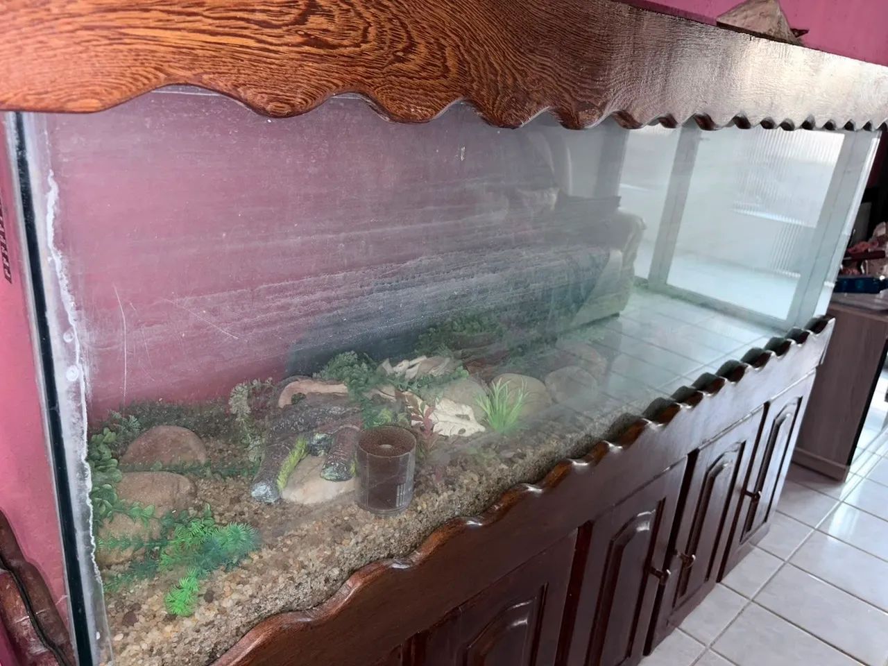 Vendo ou troco aquario grande completo - Foto 5