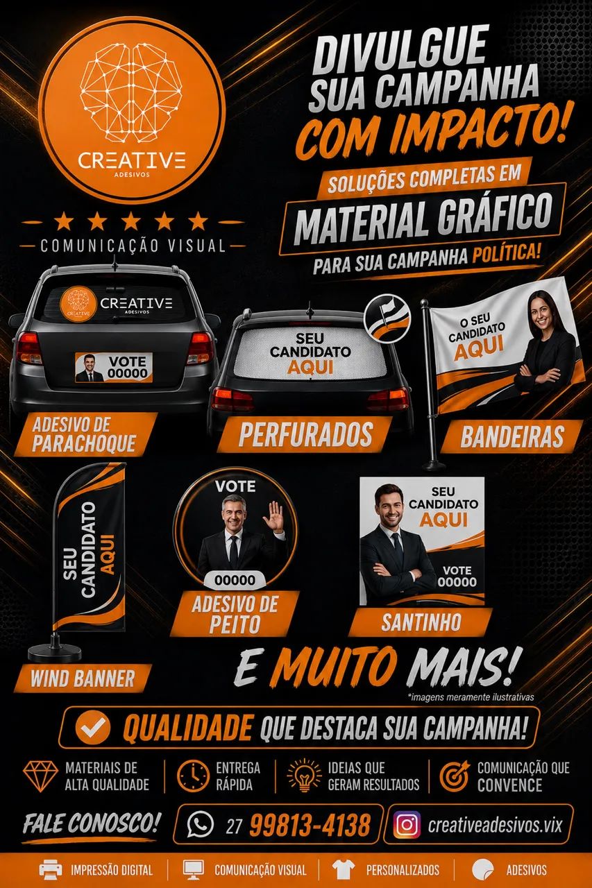 Material Gráfico para Campanha Política