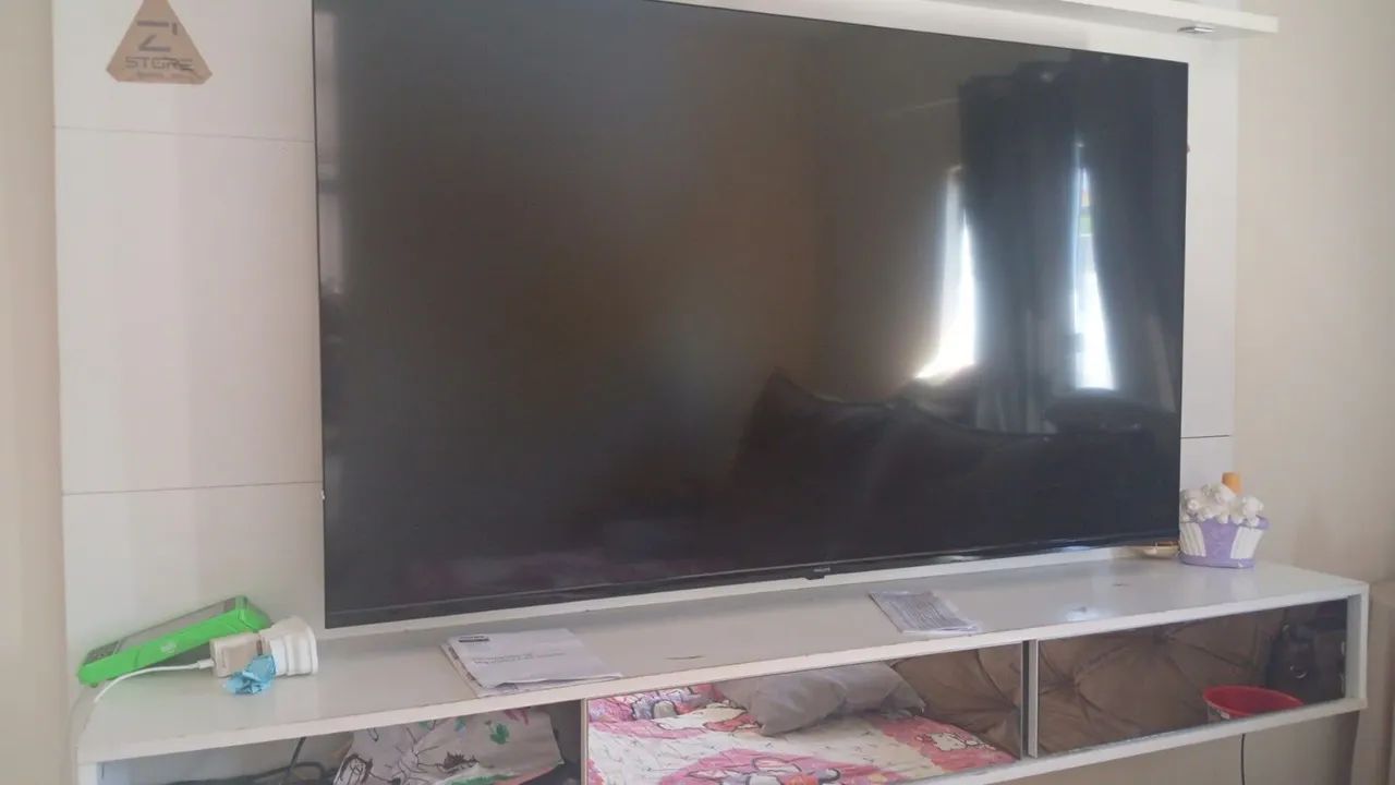 Tv Philips 58' nova com nota - Foto 2