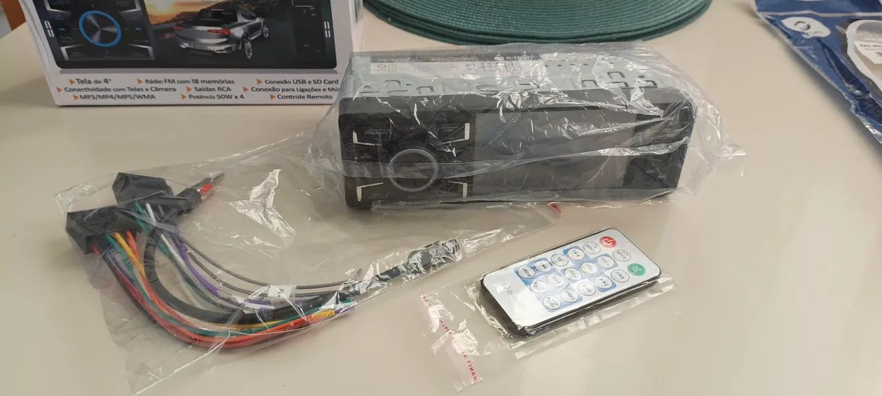 Radio automotivo MP5 1 DIN e-tech  - Foto 4