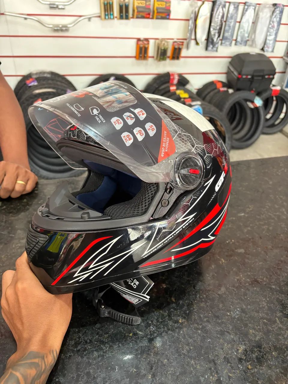 capacete fw3 - Foto 2