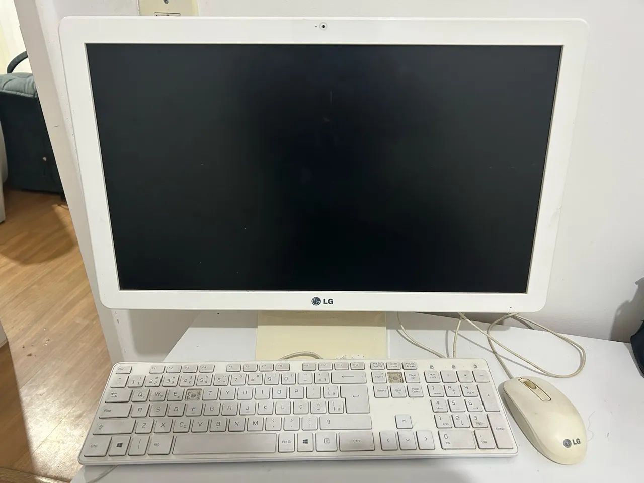 Computador LG all in one branco