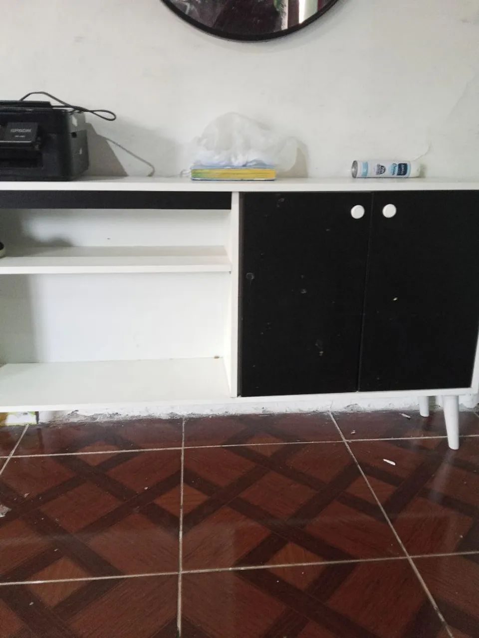 Rack pequeno baixo branco 