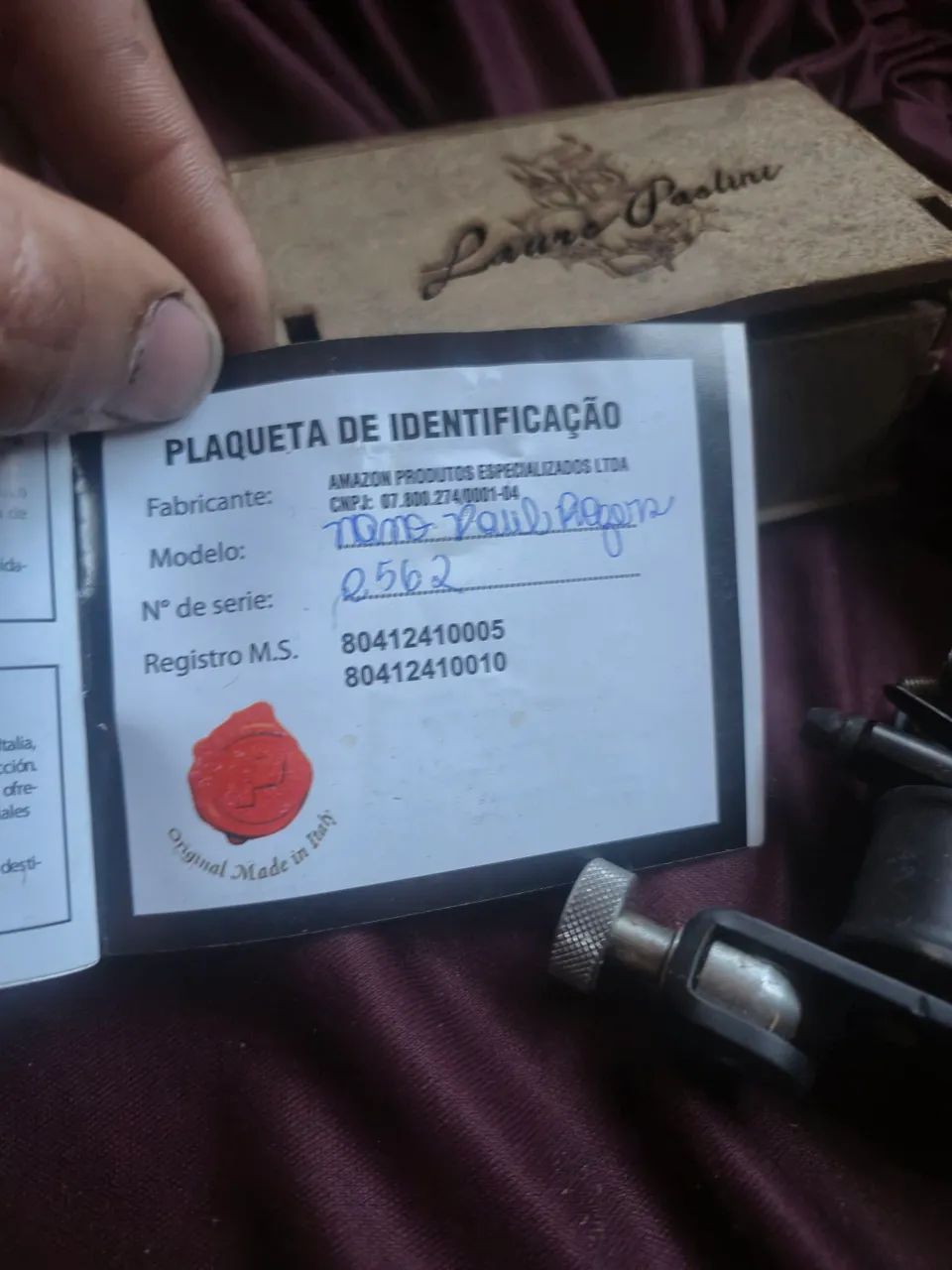 Maquina de tatuagem completa, novinha! - Foto 5