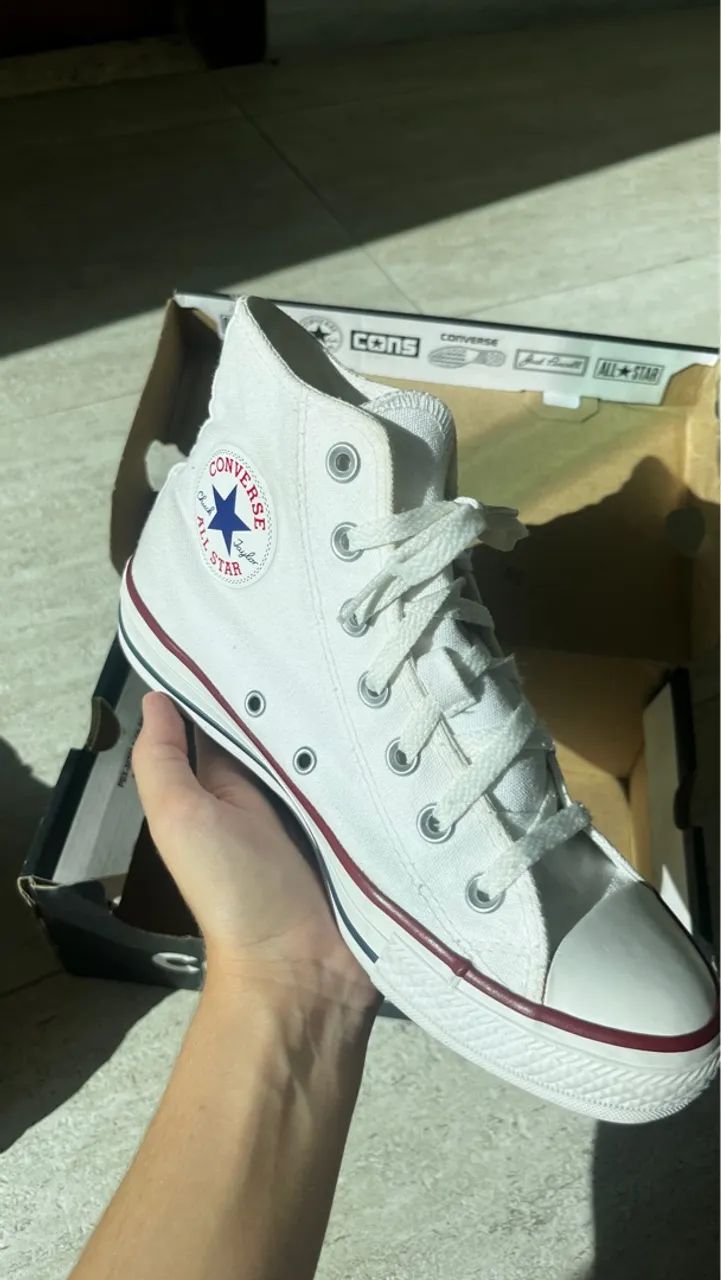 All Star Chuck Taylor Branco 37 - Foto 4