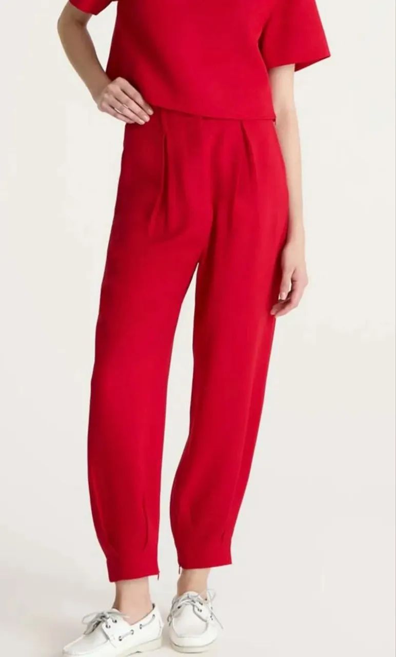 Calça helena bynv vermelha 34 - Foto 2