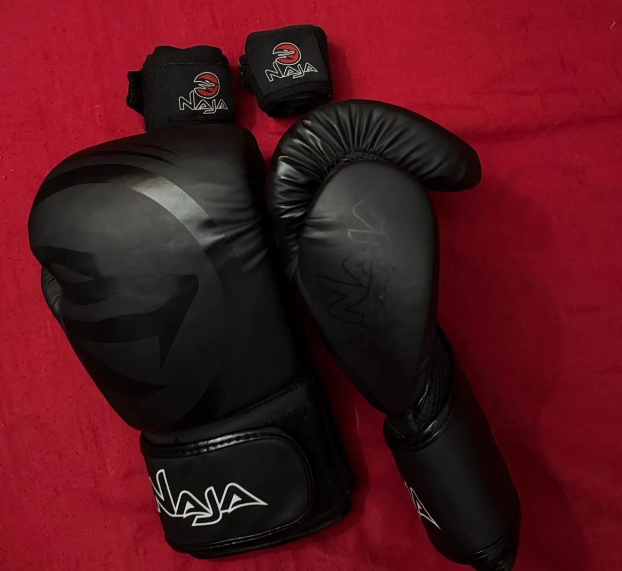 LUVA DE BOXE E BANDAGEM!