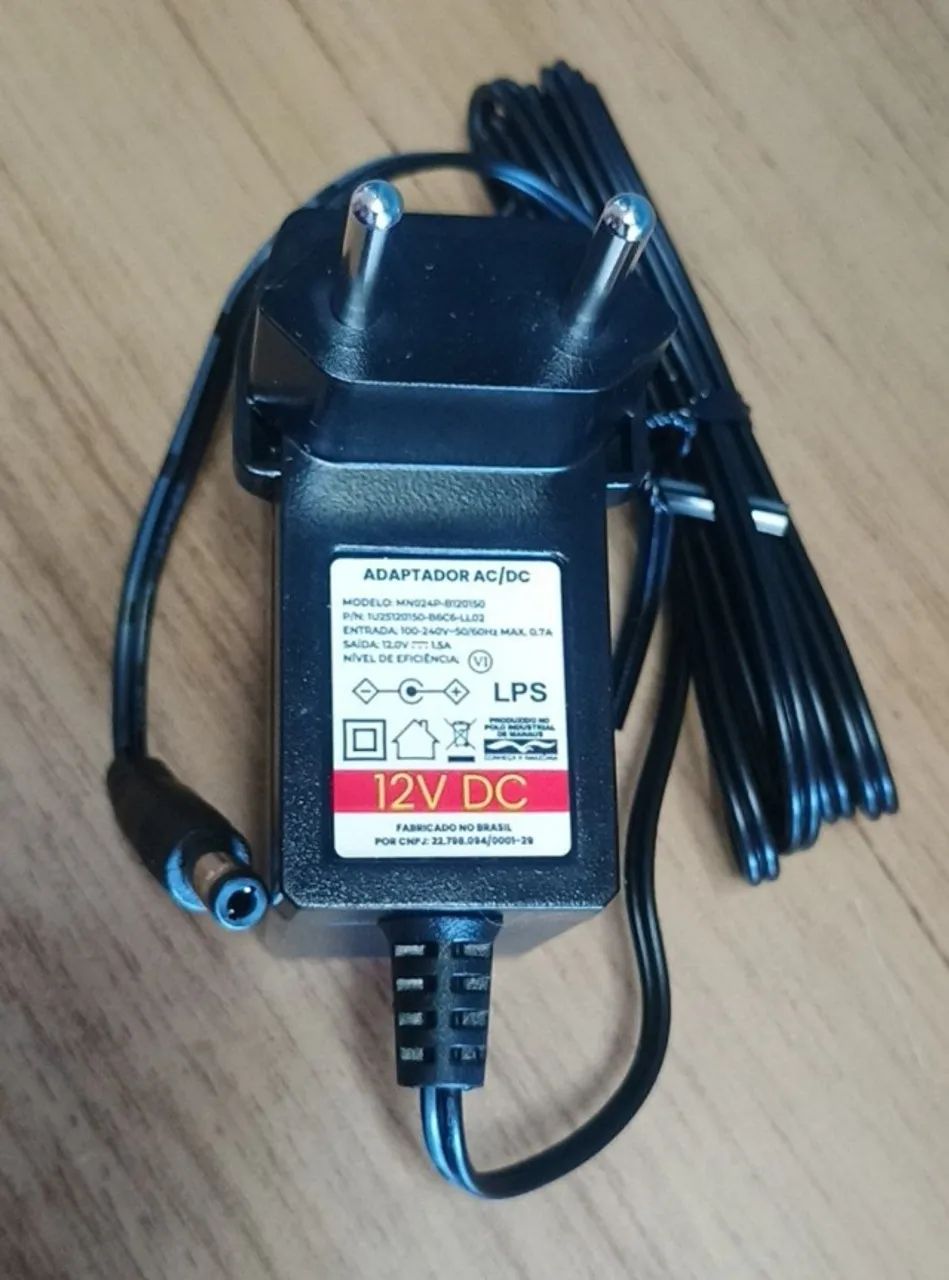 Fonte 12V e 1.5 Ampere