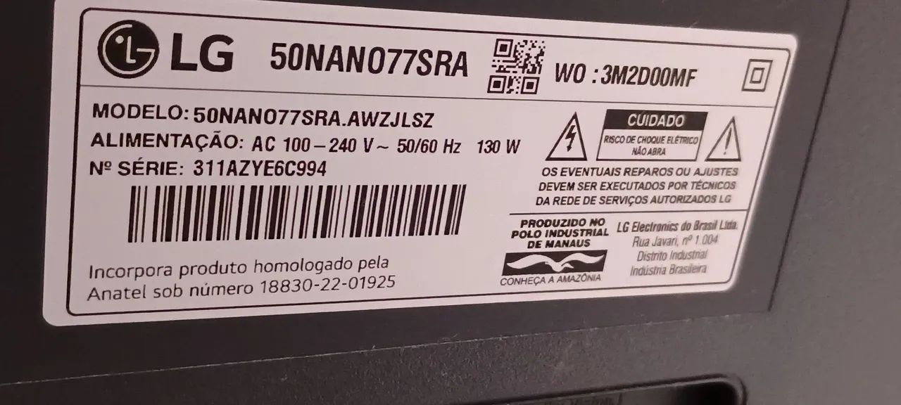 Smartv LG nano Cell 50" - Foto 2