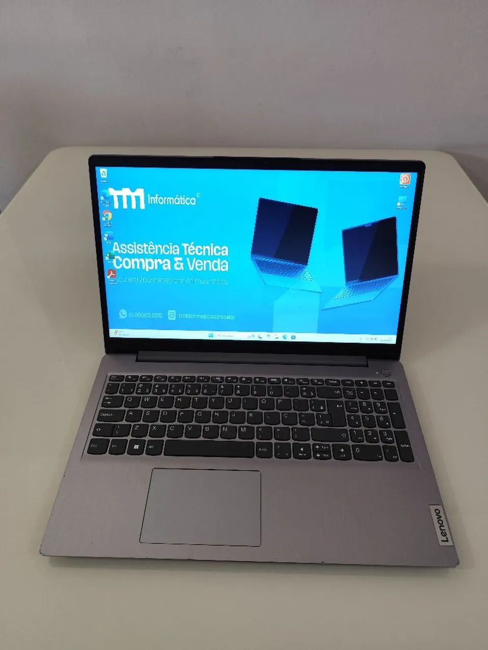 Notebook Lenovo - I3 11th - 8GB - 256GB - Tela FHD - Máquina