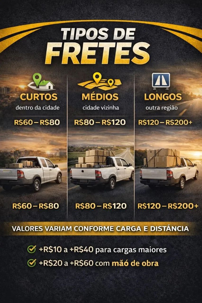 Fretes curtos e longos apartir de R$50,00 - Foto 2