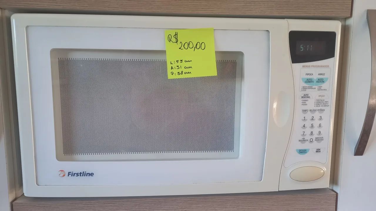 Forno micro-ondas Firstline 