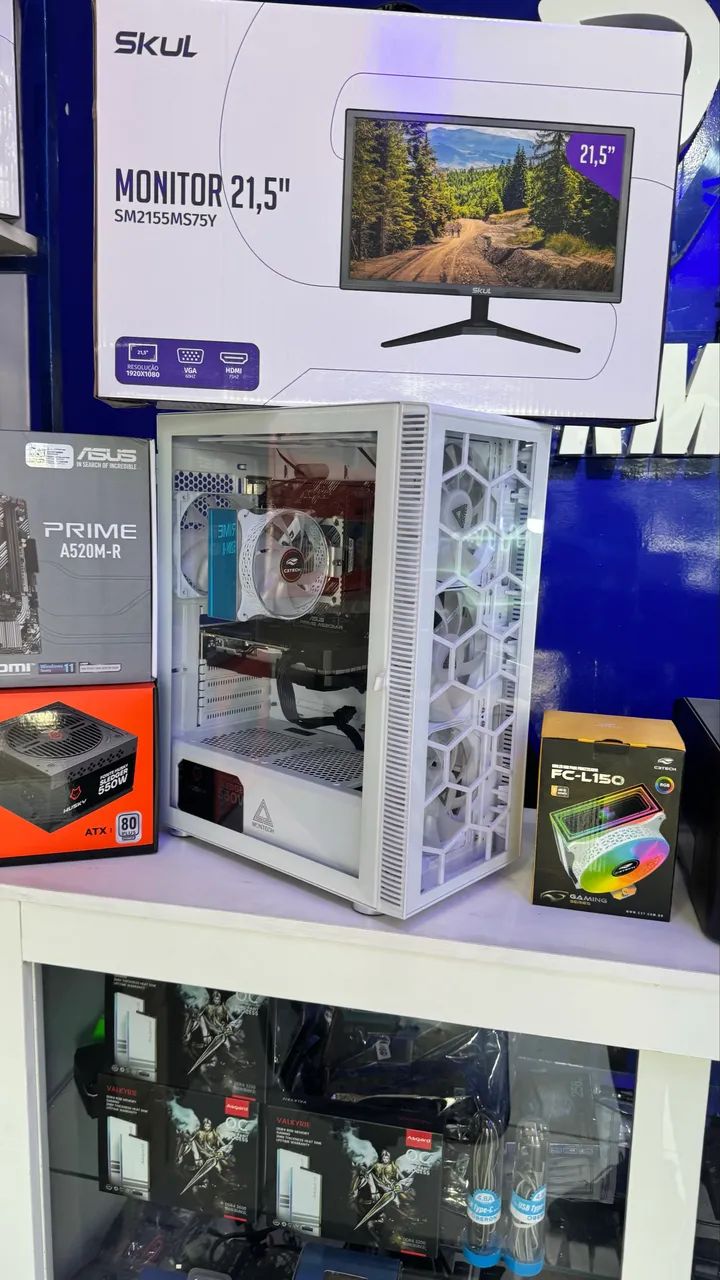 Pc gamer Ryzen 5 5500 + Rx 580 8gb  - Foto 3