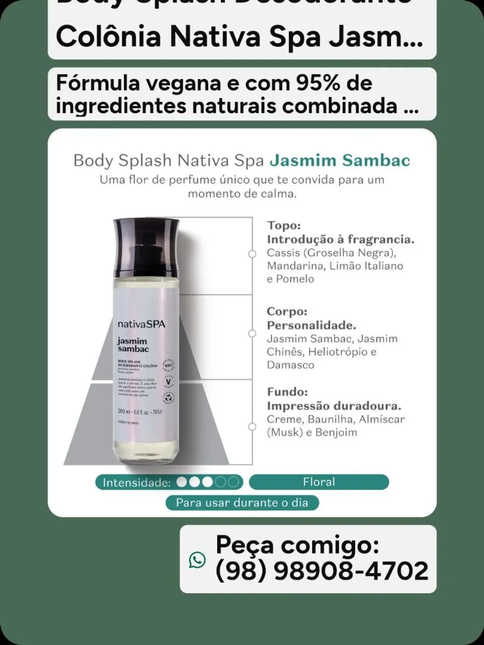 Perfumaria feminina